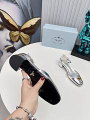 Kitllife Prada Velvet pumps Red 35mm silver - 2