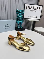 Kitllife Prada Velvet pumps Red 35mm gold - 5