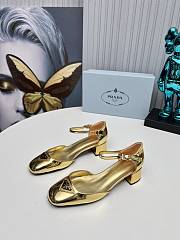 Kitllife Prada Velvet pumps Red 35mm gold - 2