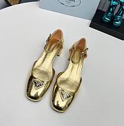 Kitllife Prada Velvet pumps Red 35mm gold - 1