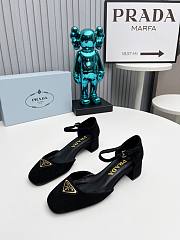 Kitllife Prada Velvet pumps black 35mm velvet-covered heel - 2