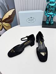 Kitllife Prada Velvet pumps black 35mm velvet-covered heel - 4