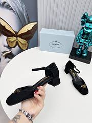 Kitllife Prada Velvet pumps black 35mm velvet-covered heel - 6