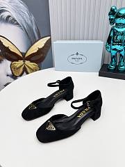 Kitllife Prada Velvet pumps black 35mm velvet-covered heel - 5