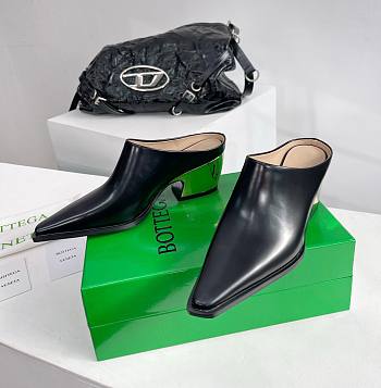 kitlife BOTTEGA VENETA tex mule black 