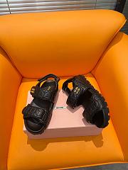 kitlife MiuMiu Sandals Black 01 - 2