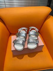 kitlife MiuMiu Sandals silver 02 - 1