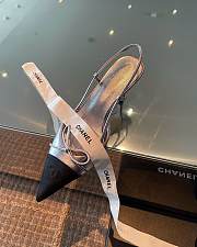 Kitlife Chanel vintage silver heels 6.5cm - 6