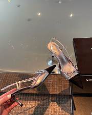 Kitlife Chanel vintage silver heels 6.5cm - 2