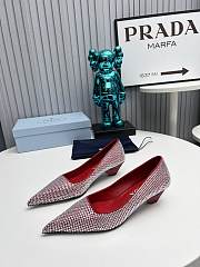 kitlife Prada Satin low heel red - 2