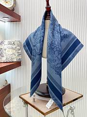 kitlife Dior Scarf Blue 90x90 cm - 1