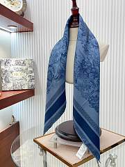 kitlife Dior Scarf Blue 90x90 cm - 2