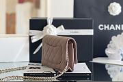 kitlife Chanel WOC brown Bag - 12x19x4 cm - 3