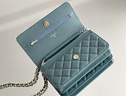 kitlife Chanel WOC blue Bag - 12x19x4 cm - 4