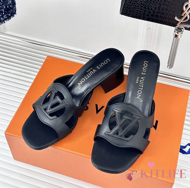 Kitlife Louis Vuitton slides Black  - 1