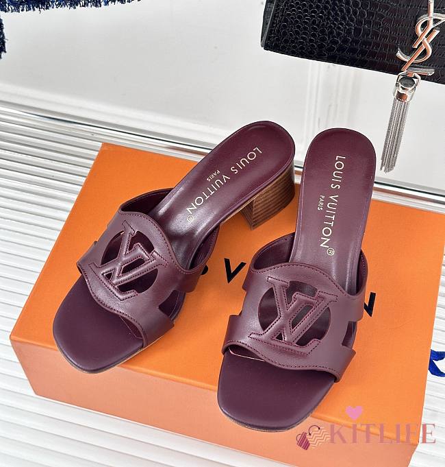 Kitlife Louis Vuitton slides crimson - 1