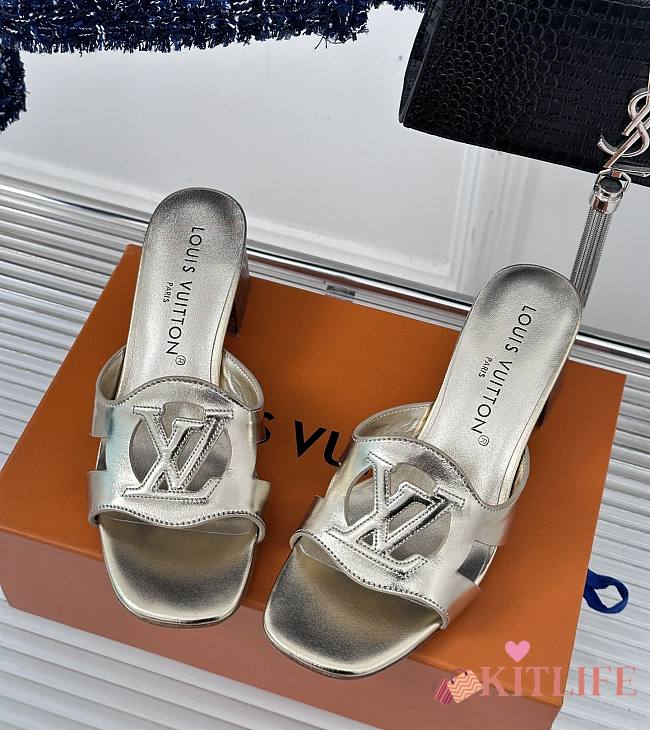 Kitlife Louis Vuitton slides silver - 1