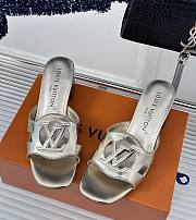 Kitlife Louis Vuitton slides silver - 1