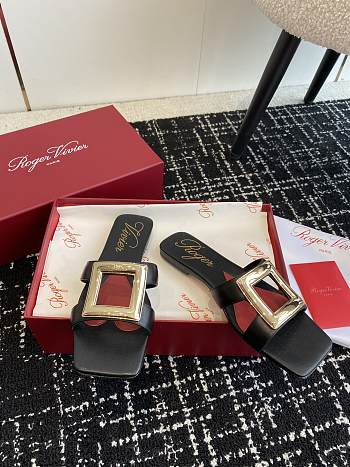 Kitlife Roger vivier slides Black