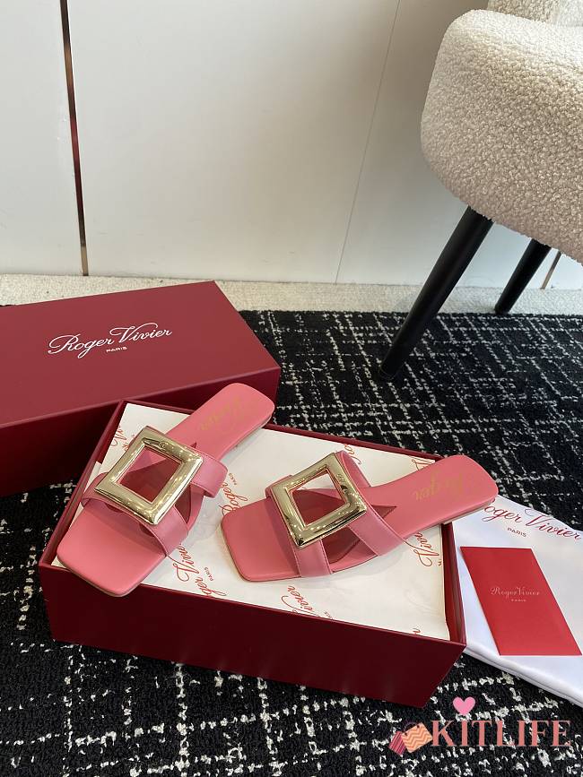 Kitlife Roger vivier slides Red - 1