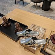 kitlife balenciaga metallic Silver loafer - 1