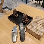 kitlife balenciaga metallic Silver loafer - 6