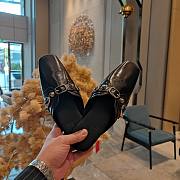 kitlife balenciaga metallic Black loafer - 4
