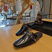 kitlife balenciaga metallic Black loafer - 2