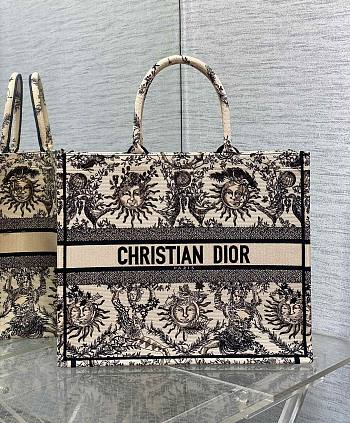 Kitlife Dior Book Tote beige new 2024 bag - 36x27.5x16.5cm