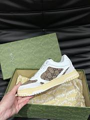 kitlife gucci women trainer brown&white - 5