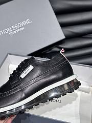 kitlife Thom Browne Lace-Up Runner Sneakers black - 4