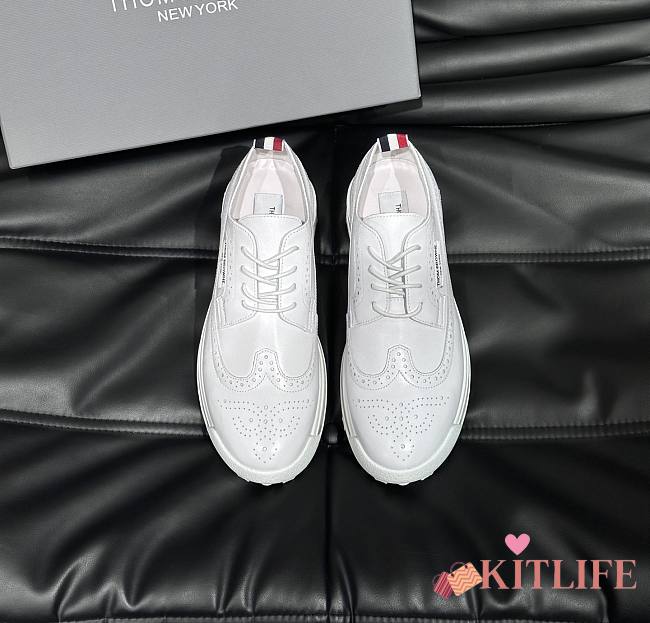 kitlife Thom Browne Lace-Up Runner Sneakers  - 1