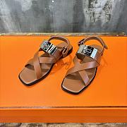 kitlife hermes Ines sandal brown - 1