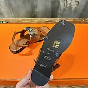 kitlife hermes Ines sandal brown - 2