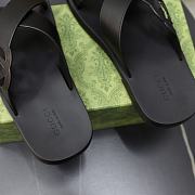 kitlife gucci men sandals black - 5