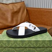kitlife gucci men sandals black&white - 5