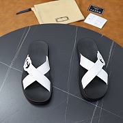 kitlife gucci men sandals black&white - 4