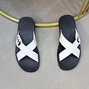 kitlife gucci men sandals black&white - 2