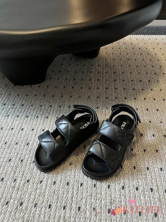 kitlife Prada sandals black 01 - 1