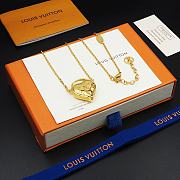 Kitlife LV necklace gold charm love - 6