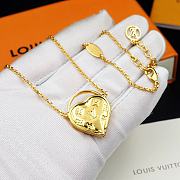 Kitlife LV necklace gold charm love - 3