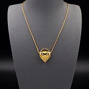 Kitlife LV necklace gold charm love - 2