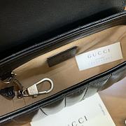 Kitlife Gucci Marmont super mini black bag - 16.5x10.2x5.1cm - 4