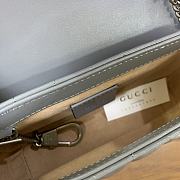 Kitlife Gucci Marmont super mini blue bag - 16.5x10.2x5.1cm - 4