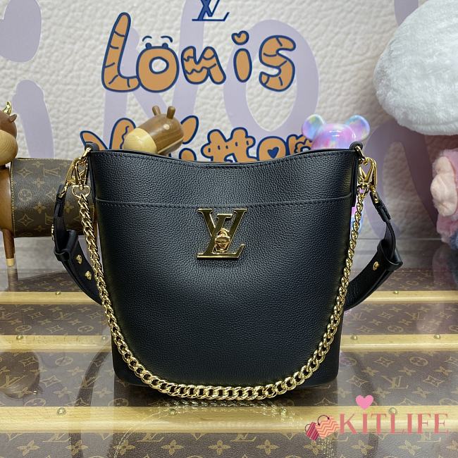 Kitlife Louis Vuitton Lock and Walk black bag - 20x20.5x12cm - 1