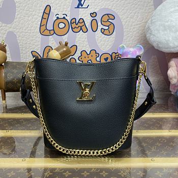 Kitlife Louis Vuitton Lock and Walk black bag - 20x20.5x12cm