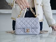 Kitlife Chanel flap bag mini Violet - 12.5x17x5 cm - 4