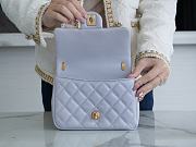 Kitlife Chanel flap bag mini Violet - 12.5x17x5 cm - 5