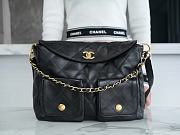 kitlife Chanel hobo black bag - 21.5x30x5cm - 1