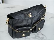 kitlife Chanel hobo black bag - 21.5x30x5cm - 5